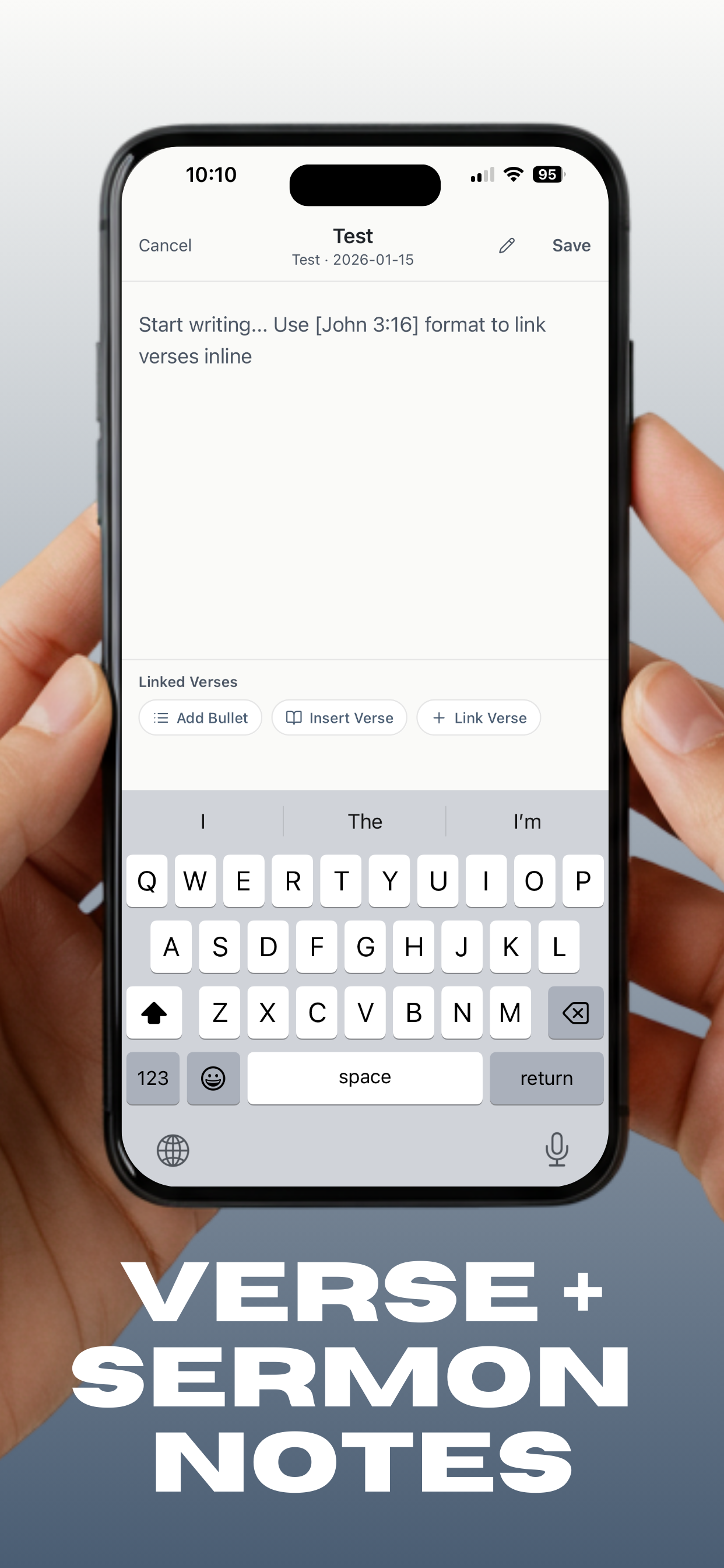 VerseLink notes displayed in Ukrainian language